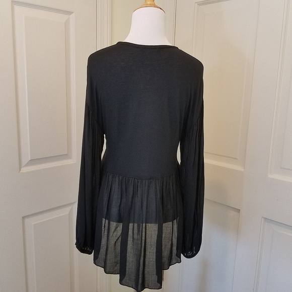 ZARA BOHO CHIC HI LOW TOP - Picture 3 of 5